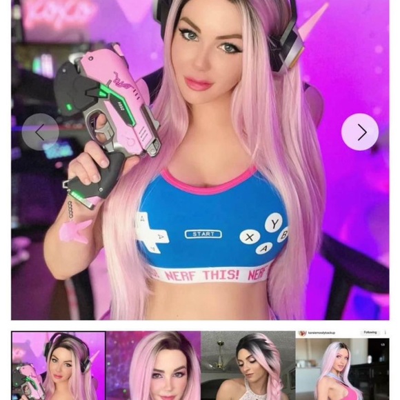 Lit Unicorn Lace Front Wig-PINK SAGA🩷 - Picture 3 of 5